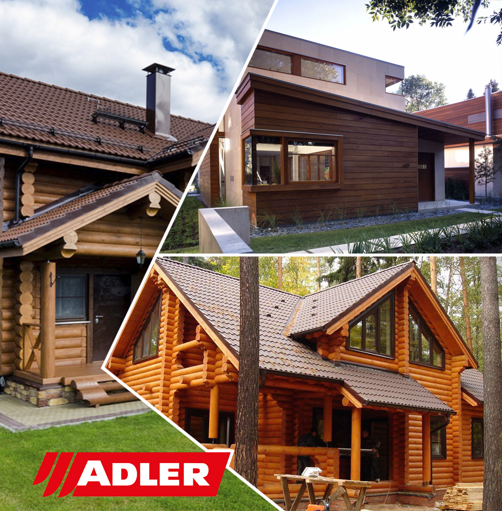 Применение лазури для дерева 3 в одном Adler Pullex 3in1 Lasur